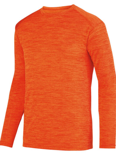 Adult Shadow Tonal Heather Long-Sleeve Training T-Shirt