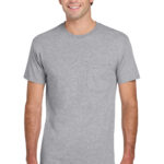 Jerzees ®  -  Dri-Power ®  50/50 Cotton/Poly Pocket T-Shirt.  29MP