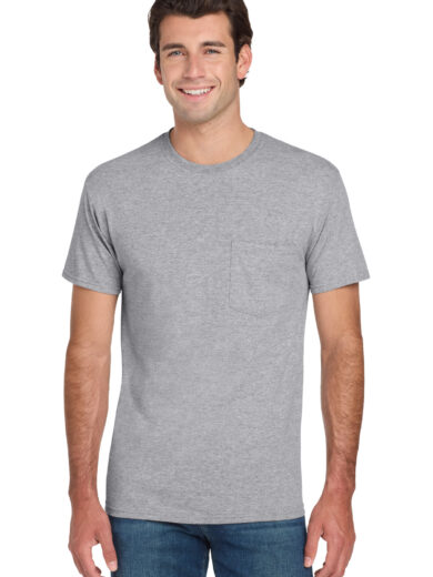 Jerzees ®  -  Dri-Power ®  50/50 Cotton/Poly Pocket T-Shirt.  29MP