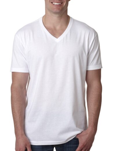 Men's CVC V-Neck T-Shirt