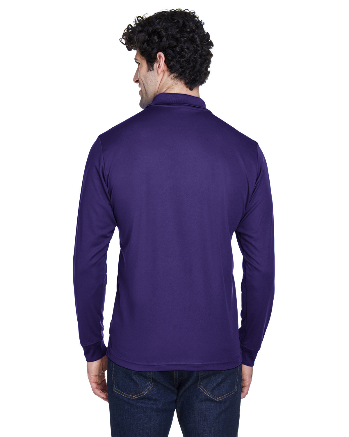 Men's Pinnacle Performance Long-Sleeve Piqu Polo - Image 2