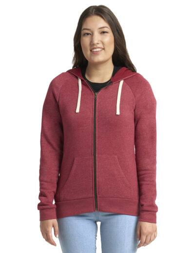Ladies' PCH Raglan Zip Hoodie