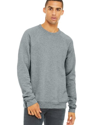 BELLA+CANVAS  ®  Unisex Sponge Fleece Raglan Sweatshirt. BC3901