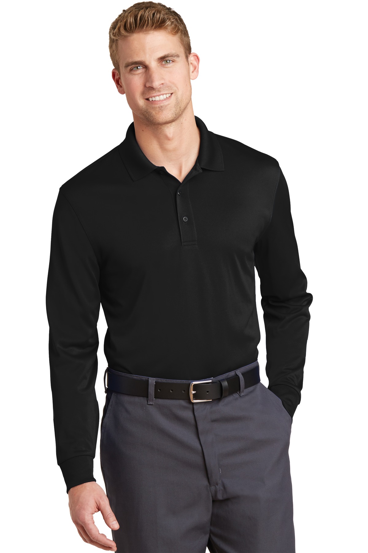 CornerStone ® Select Snag-Proof Long Sleeve Polo. CS412LS