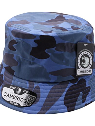 Black PB261 Pit Bull Cambridge Shiny Camouflage travel Bucket Hats