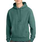 Champion  ®  Reverse Weave  ®  Garment-Dyed Hooded Sweatshirt. GDS101