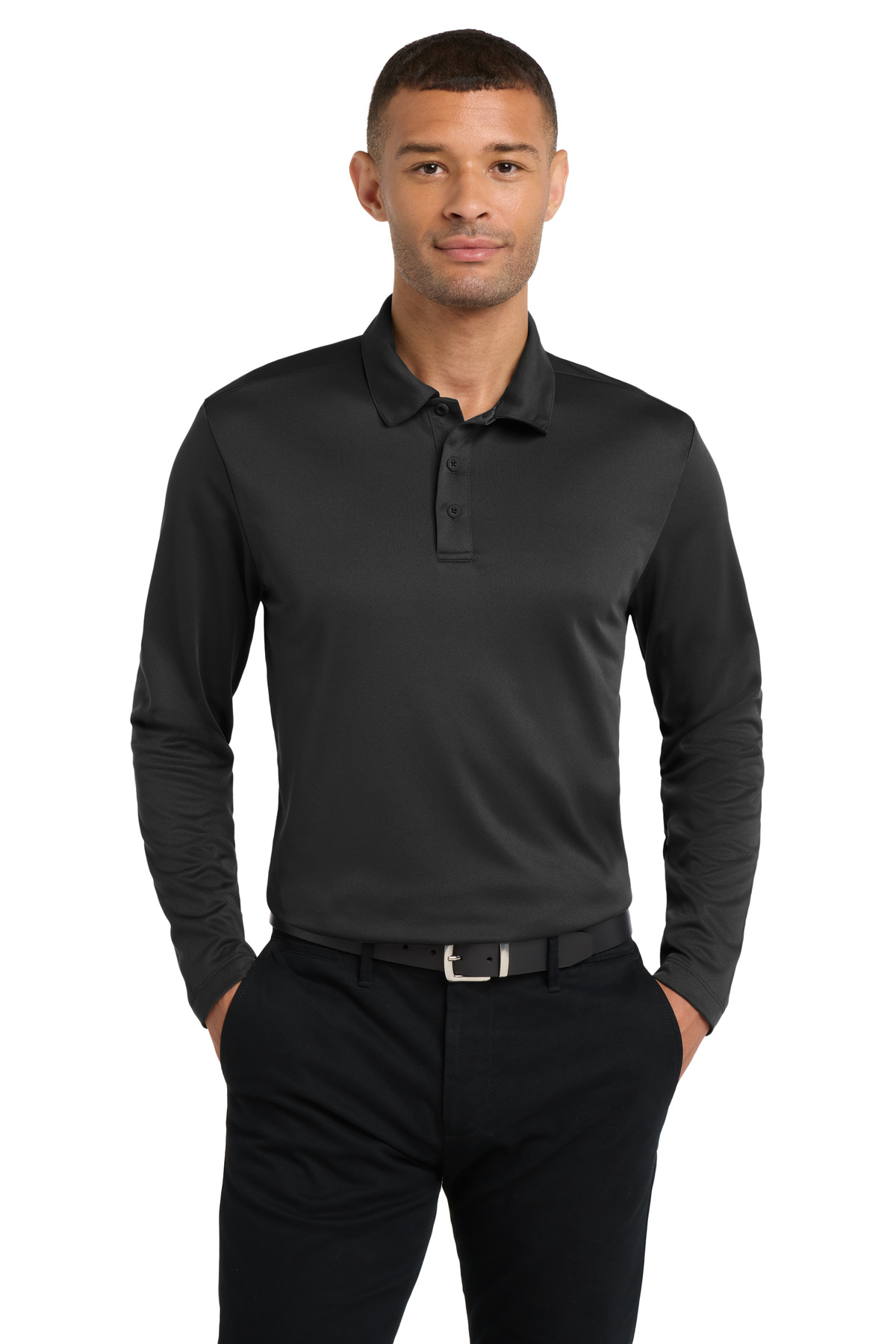 Port Authority ® Silk Touch Performance Long Sleeve Polo. K540LS