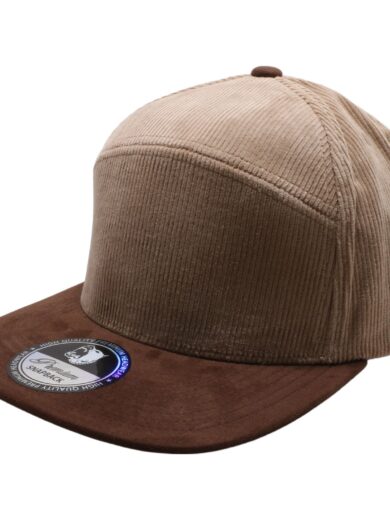 PB124 Pit Bull Hybrid Corduroy Camper Hats [Khaki/Brown] 1