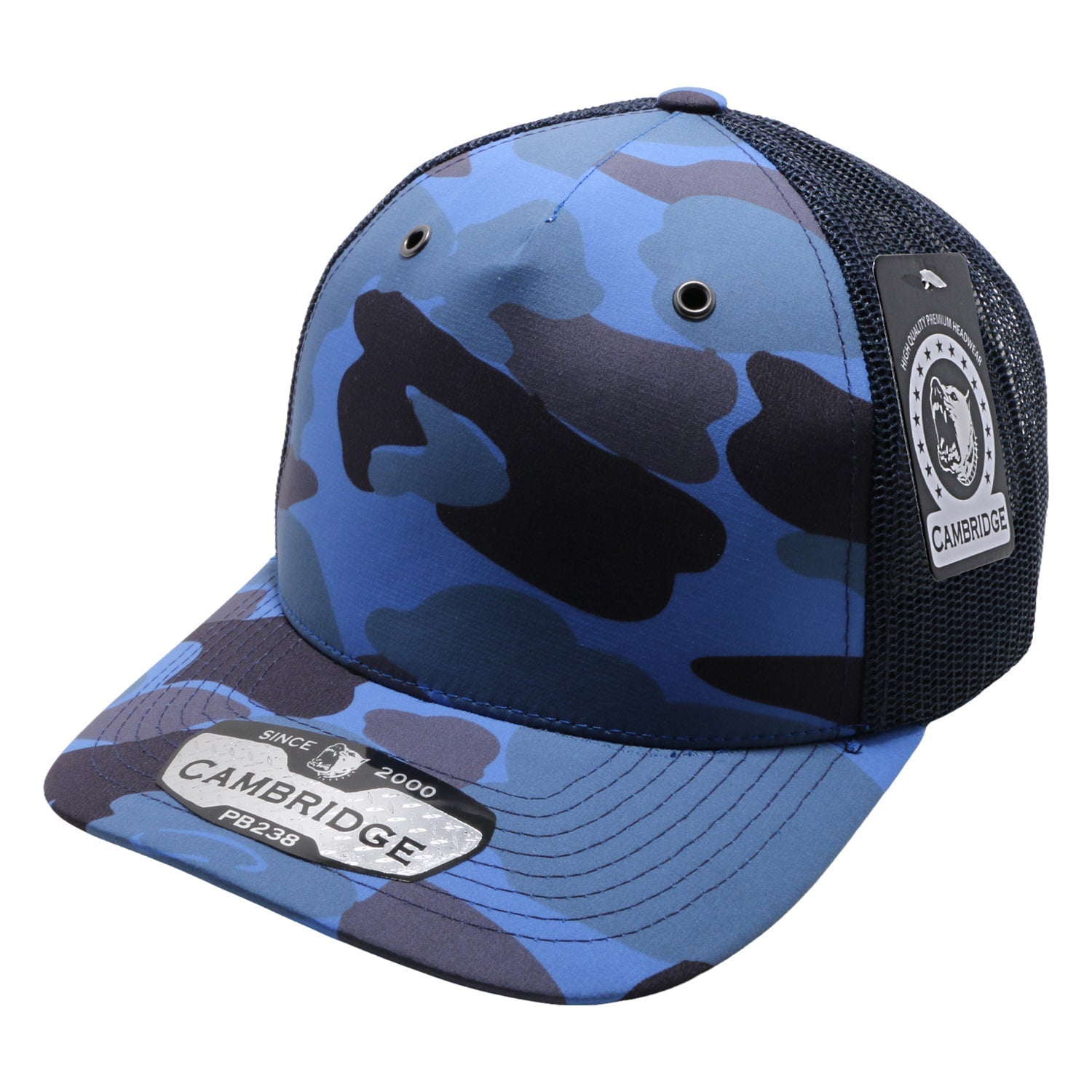 PB238 5Panel Shiny Camo Trucker - Image 10