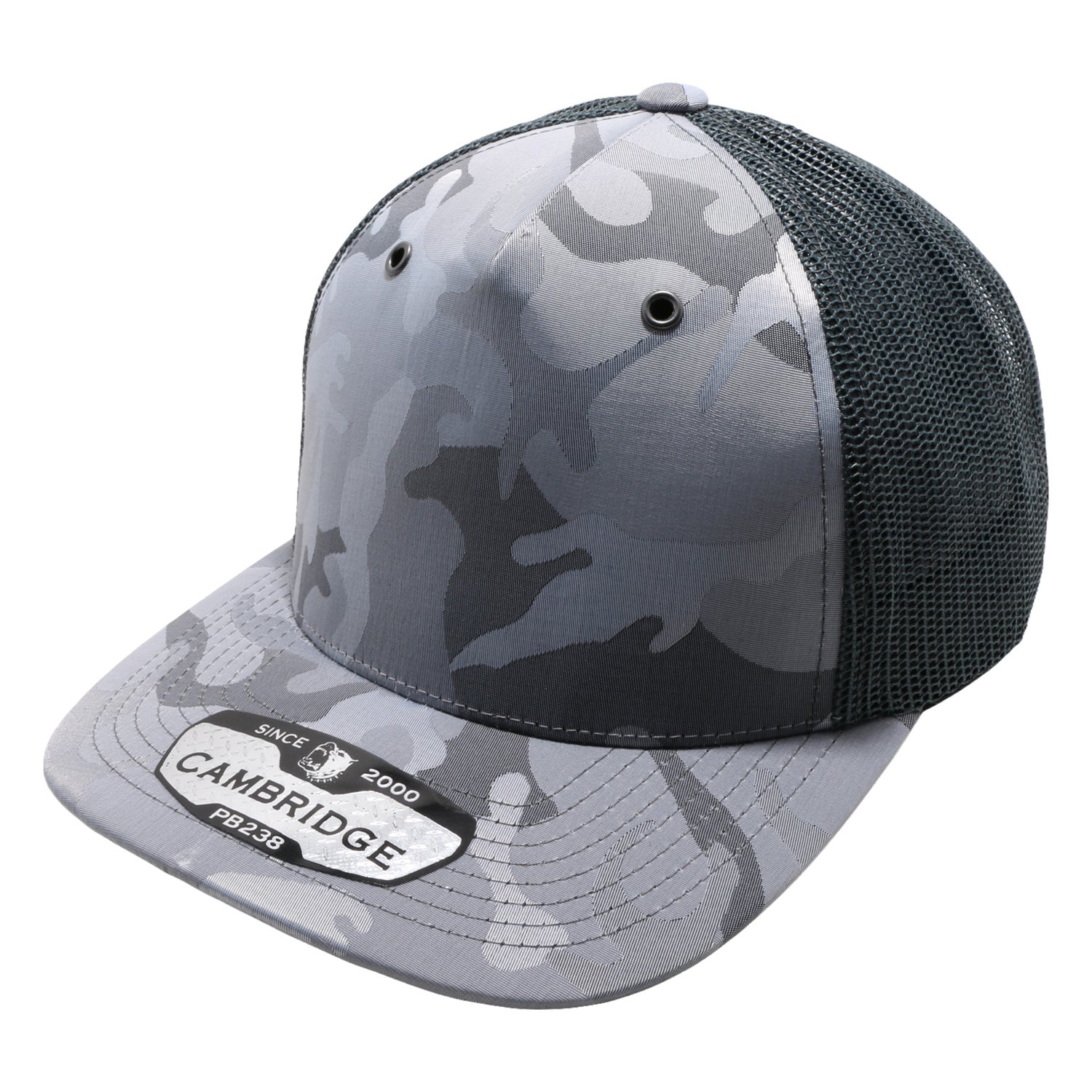 PB238 5Panel Shiny Camo Trucker - Image 11
