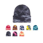 PB266 Tie Dye Cuffed Knit Beanie
