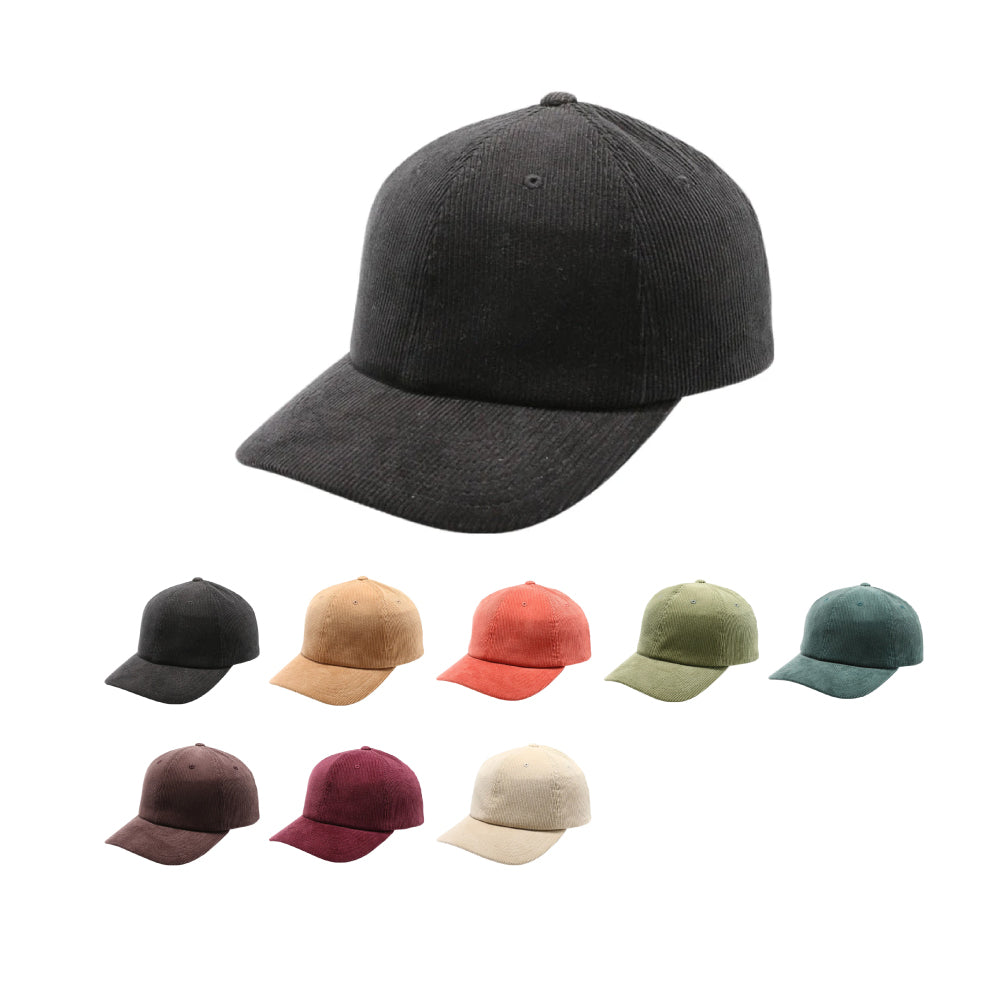 PB319 Unstructured Dad Hat Corduroy
