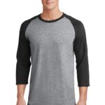 Port & Company ®  Core Blend 3/4-Sleeve Raglan Tee. PC55RS