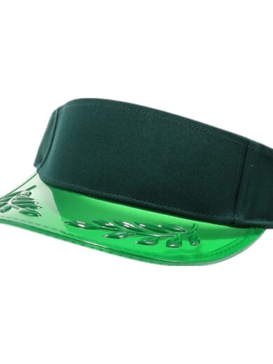 PB317 Pitbull Cambridge Transparent Bayleaf Sun Visor [Dark Green]