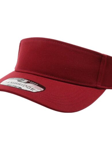 PB276 Pitbull Cambridge Plain Sun Visor [Burgundy]