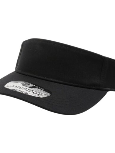 PB276 Pitbull Cambridge Plain Sun Visor [Black]