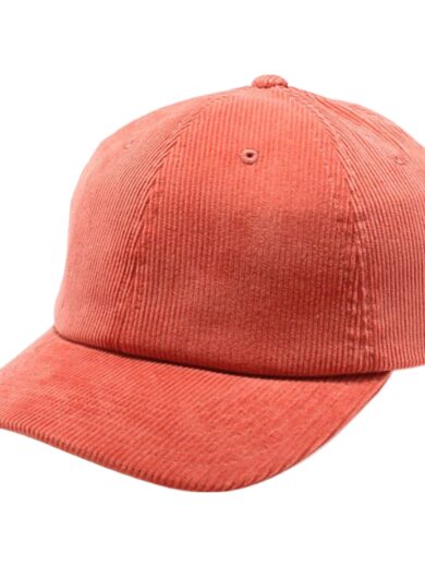 PB319 Unstructured Corduroy Six-Panel Dad Hat [Orange]