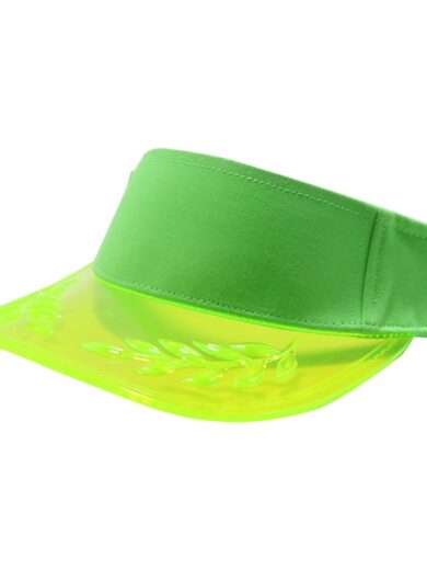 PB317 Pitbull Cambridge Transparent Bayleaf Sun Visor [Neon Green]
