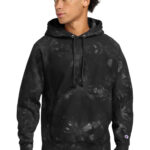 Champion  ®  Reverse Weave  ®  Scrunch-Dye Tie-Dye Hooded Sweatshirt. TDS101