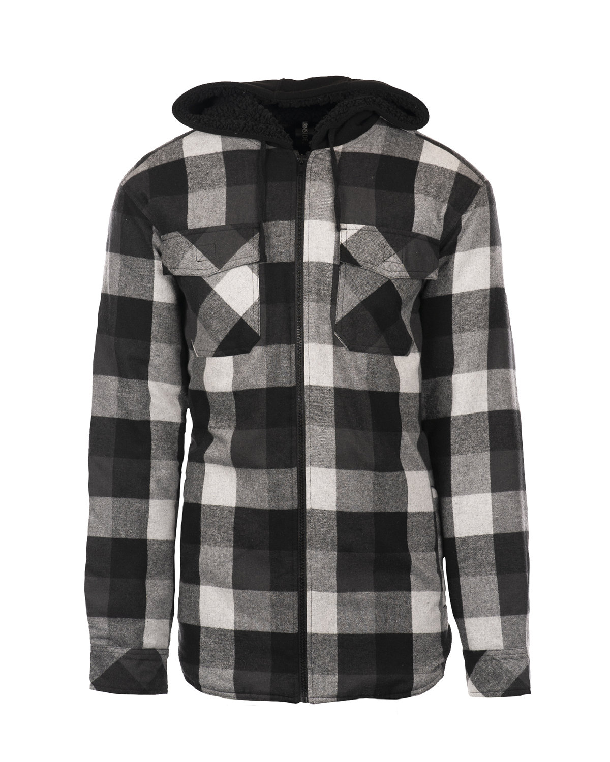 Men's Hooded Flannel Jacket