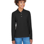 Ladies' Pima Piqu  Long-Sleeve Polo