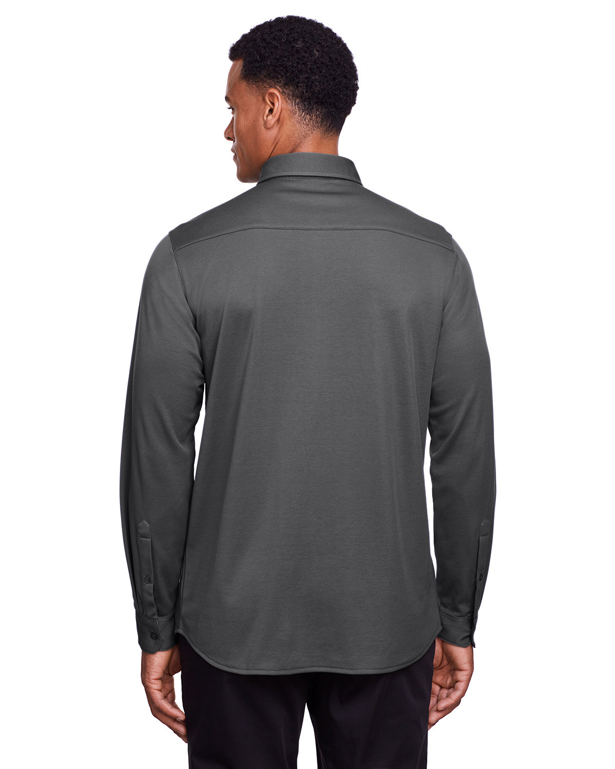 CrownLux Performance Men's Plaited Button-Down - Image 2