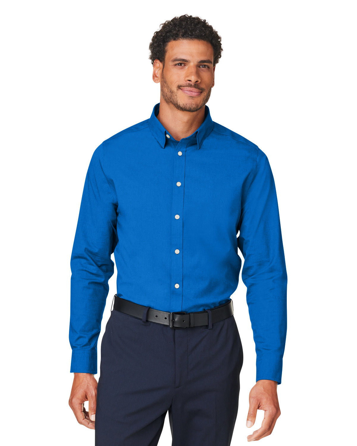CrownLux Performance Men's Spencer Poplin Shirt