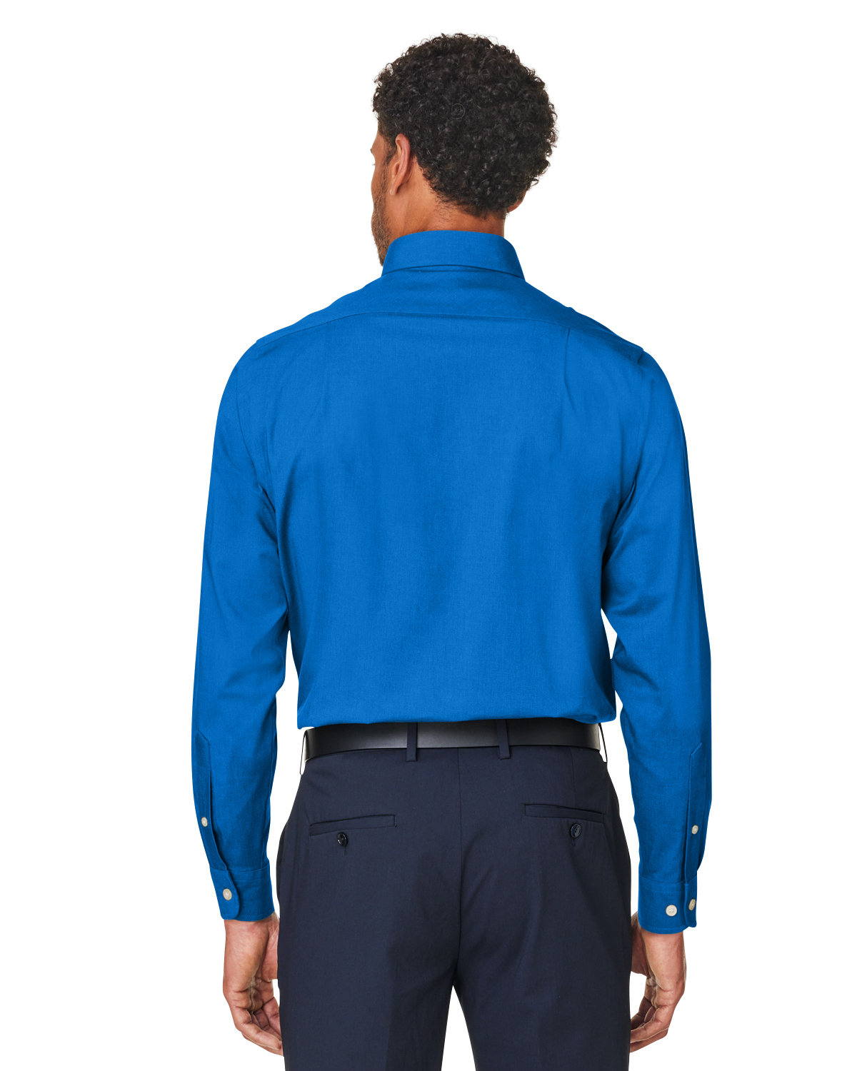 CrownLux Performance Men's Spencer Poplin Shirt - Image 2