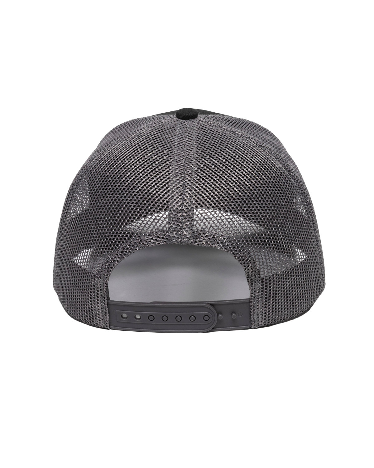 Structured Trucker With Solid Mesh Back Hat - Image 2