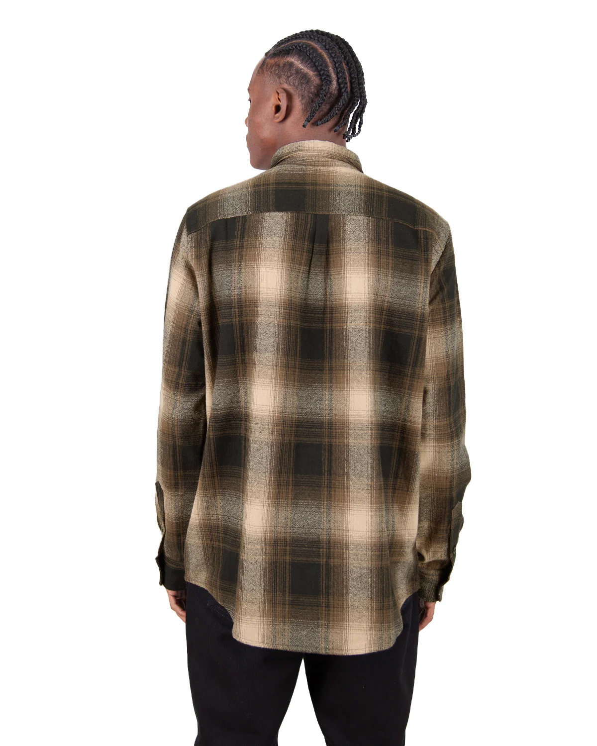 Men's Plaid Flannel Overshirt - Image 2