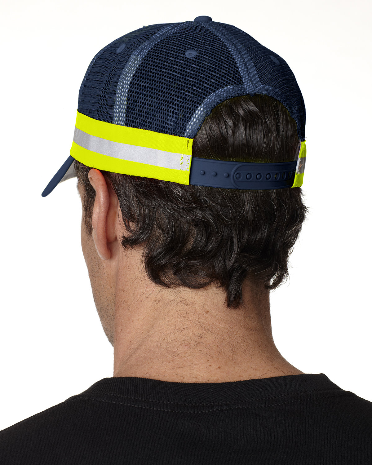 Trucker Reflector High-Visibility Constructed Cap - Image 2
