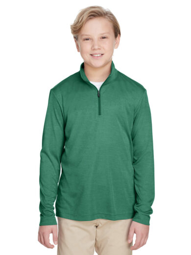 Youth Zone Sonic Heather Performance Quarter-Zip