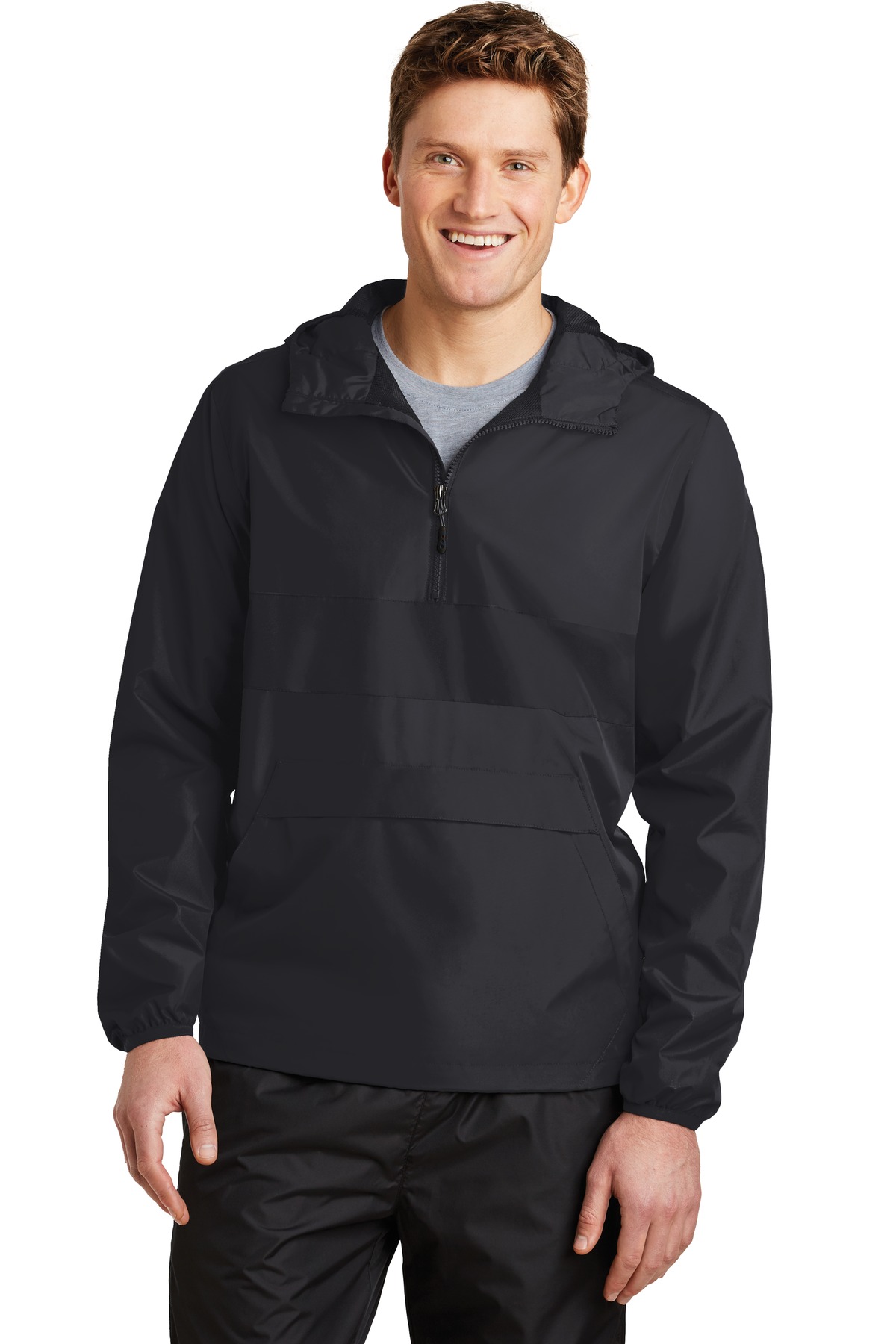 Sport-Tek ® Zipped Pocket Anorak. JST65