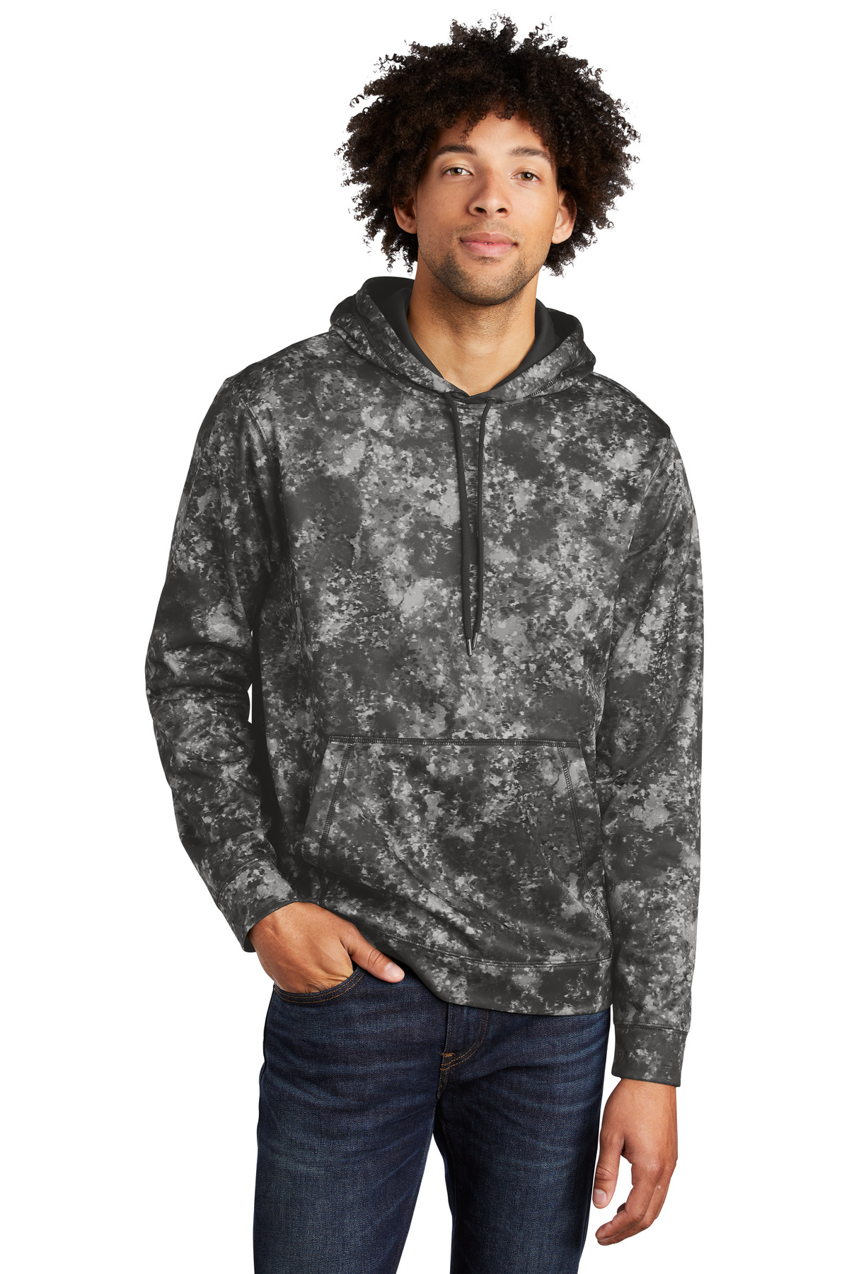Sport-Tek ® Sport-Wick ® Mineral Freeze Fleece Hooded Pullover. ST230