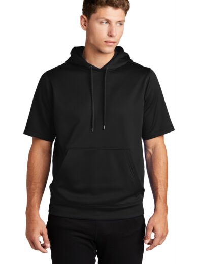 Sport-Tek  ®  Sport-Wick  ®  Fleece Short Sleeve Hooded Pullover. ST251