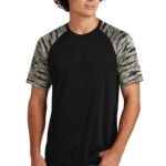 Sport-Tek ®  Drift Camo Colorblock Tee ST376