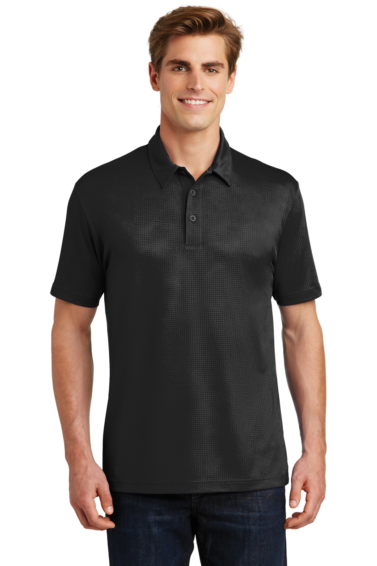Sport-Tek ® Embossed PosiCharge ® Tough Polo ® . ST630