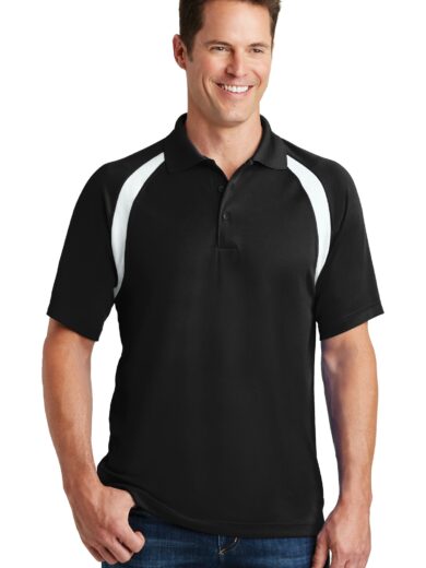 Sport-Tek ®  Dry Zone ®  Colorblock Raglan Polo. T476